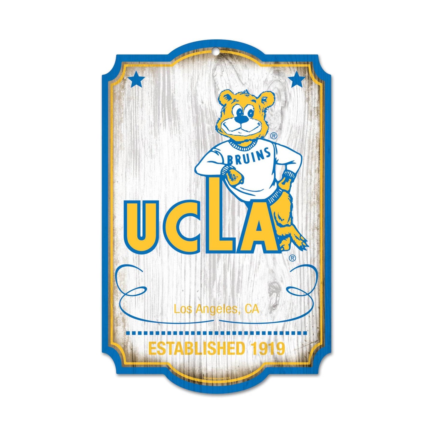 UCLA Bruins Sign 11x17 Wood Vault Wall Decor Artwork - ToylandEU