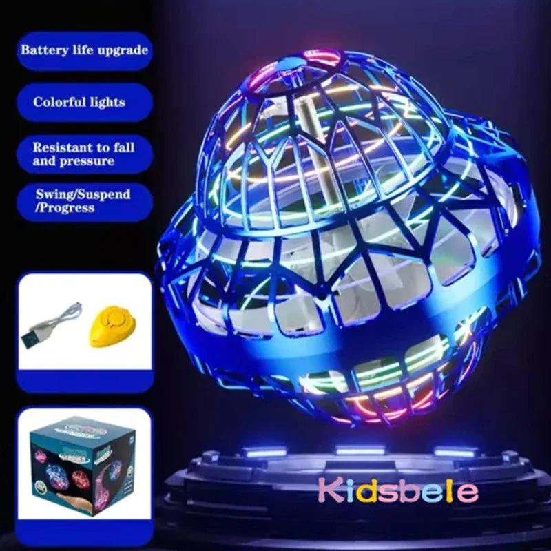 UFO Shape Flying Ball Toy With Intelligent Sensor 9.5 Cm Plastic - ToylandEU