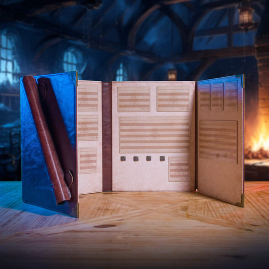 Game Master Screen | Magnetic Panels | Premium Leather | Dnd And Trpgs