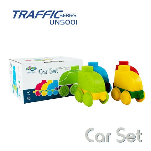 Uniplay Soft Building Blocks - Traffic Series Moonstone Toyland EU