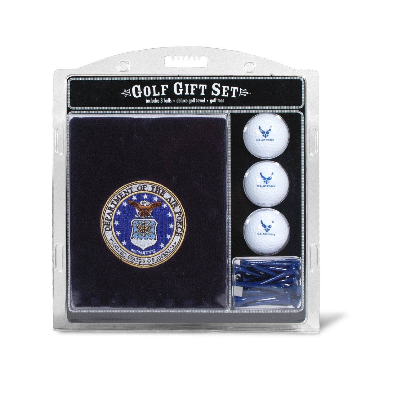 US Air Force Golf Gift Set With Embroidered Towel And Balls - ToylandEU