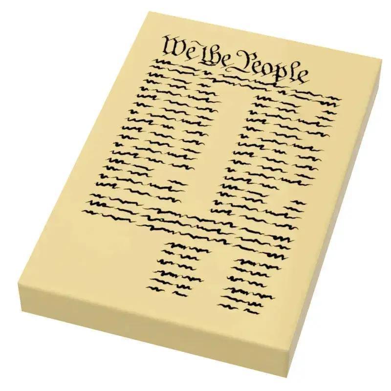  US Constitution Printed 2x3 Tile Document -  ToylandEU™
