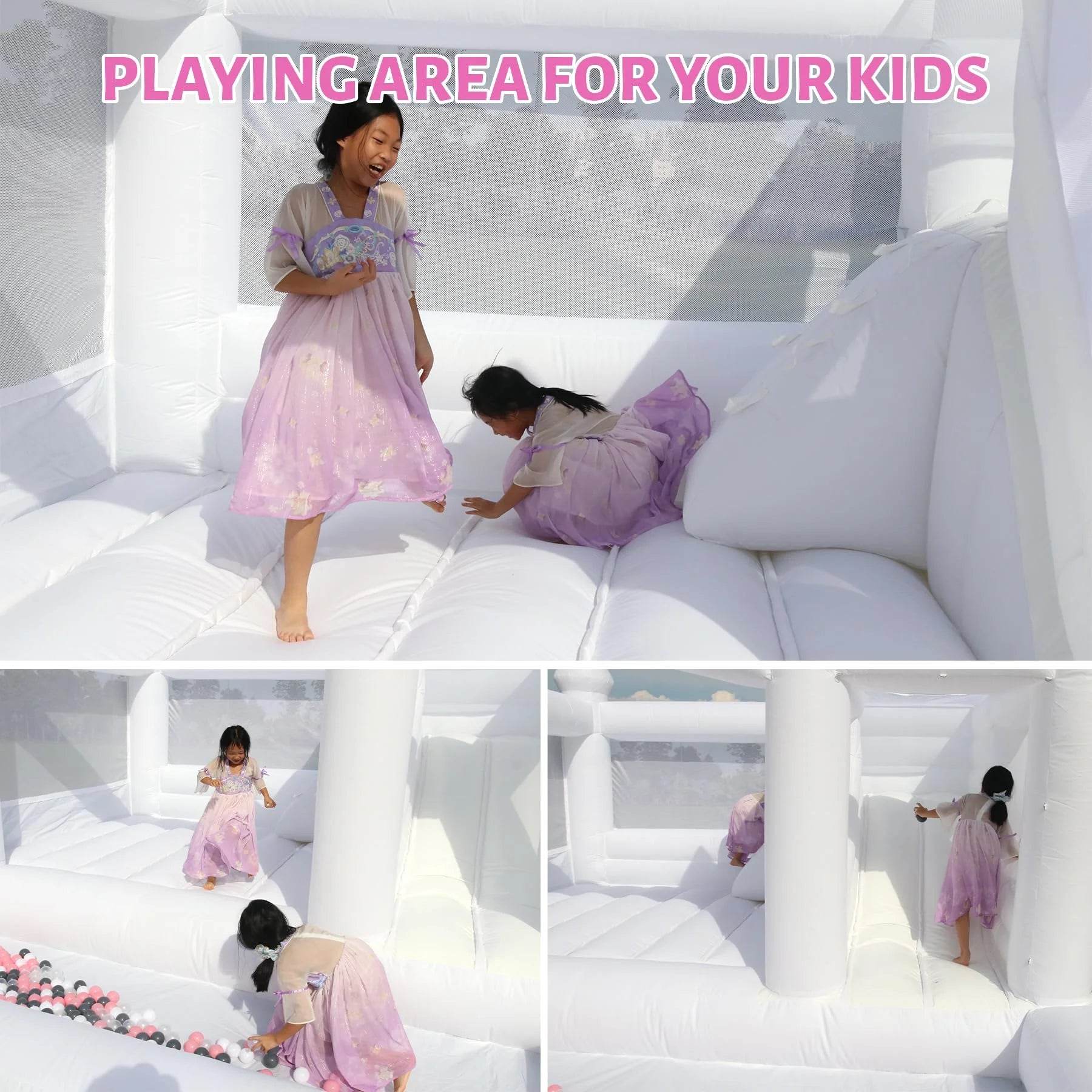 US Stock 15ft Large Inflatable Bounce House with Slide - ToylandEU