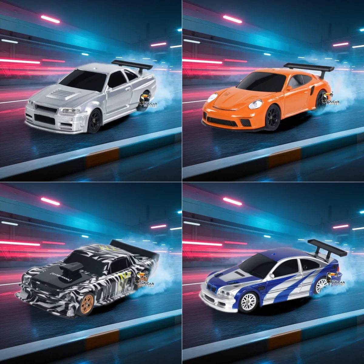 US Stock Fully Proportional Upgrade Mini 1/43 RC Speed Car - ToylandEU