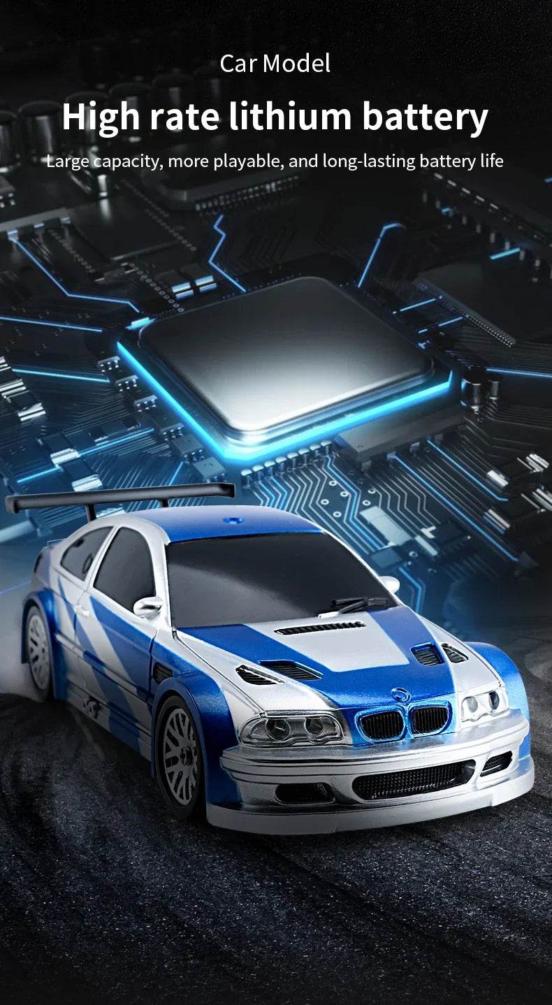 US Stock Fully Proportional Upgrade Mini 1/43 RC Speed Car - ToylandEU