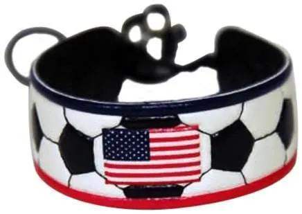  USA Flag Leather Bracelet for Soccer Fans Handmade Classic -  ToylandEU™