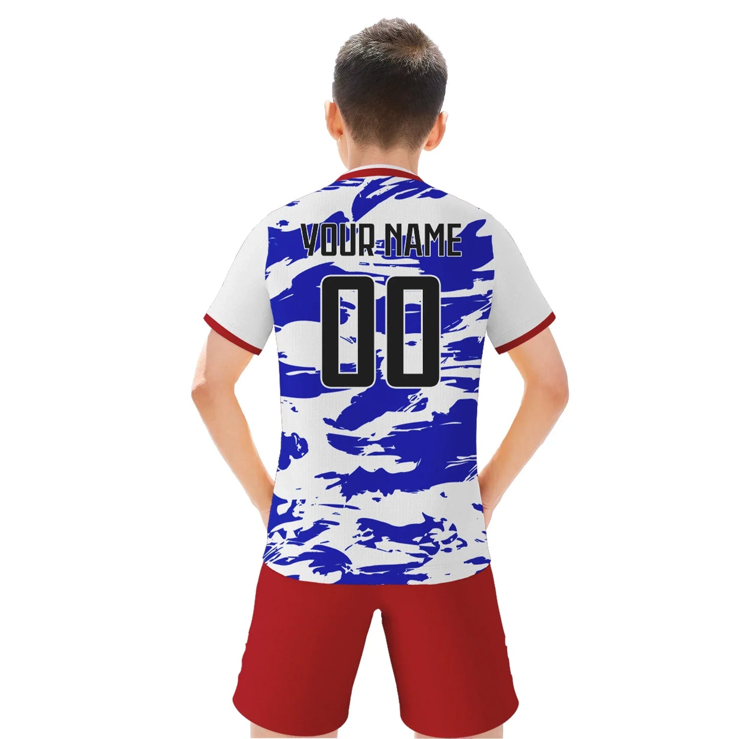 USA Kids Custom Soccer Jersey With Printed Name And Number - ToylandEU