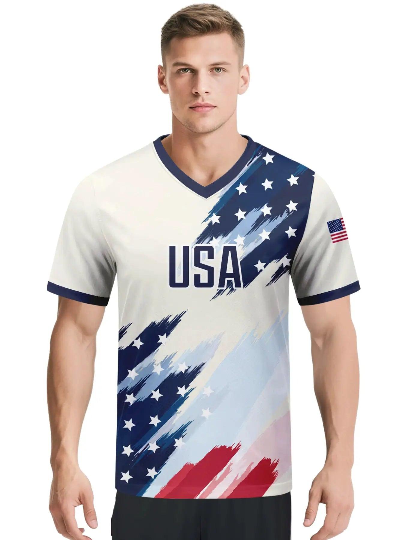  USA Soccer Jersey Personalized With Custom Name -  ToylandEU™