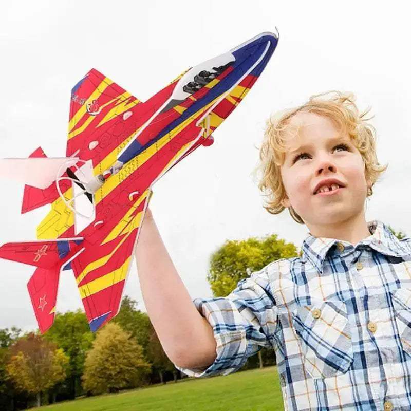 USB Rechargeable Electric Airplane Toy for Kids - Perfect Gift for Ages 7-14 - ToylandEU