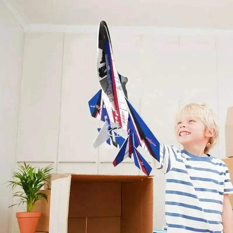 USB Rechargeable Electric Airplane Toy for Kids - Perfect Gift for Ages 7-14 - ToylandEU