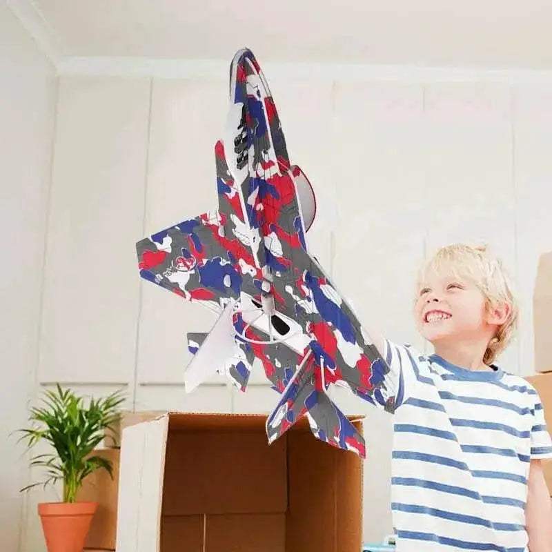USB Rechargeable Electric Airplane Toy for Kids - Perfect Gift for Ages 7-14 - ToylandEU