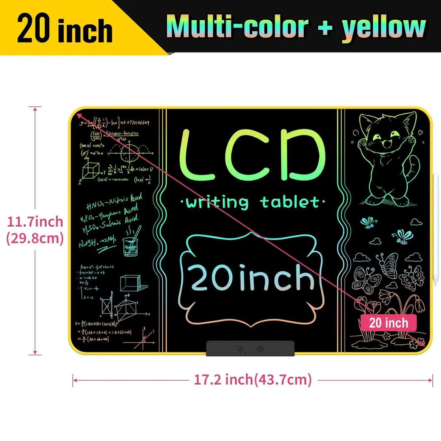  USB Rechargeable LCD Writing Tablet Educational Board -  ToylandEU™
