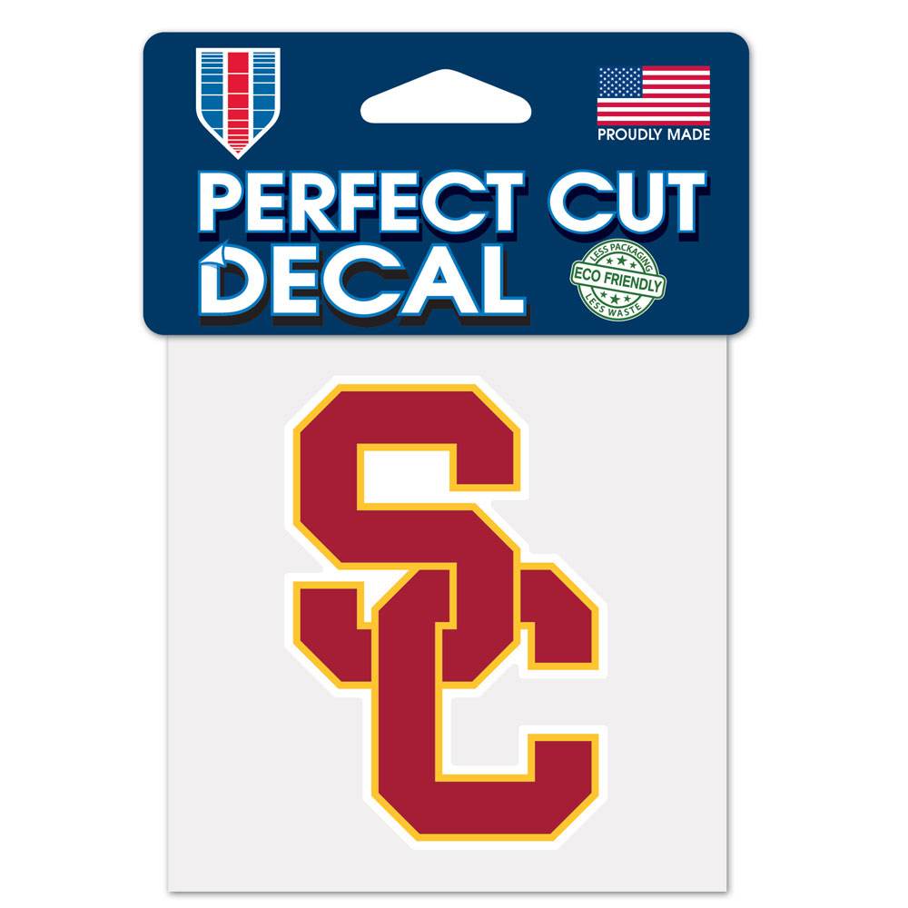 USC Trojans 4x4 Decal Perfect Cut Color Vinyl Sticker - ToylandEU