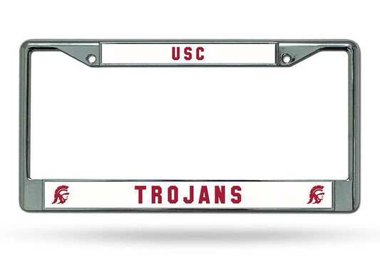 USC Trojans Chrome License Plate Frame Car Accessories - ToylandEU