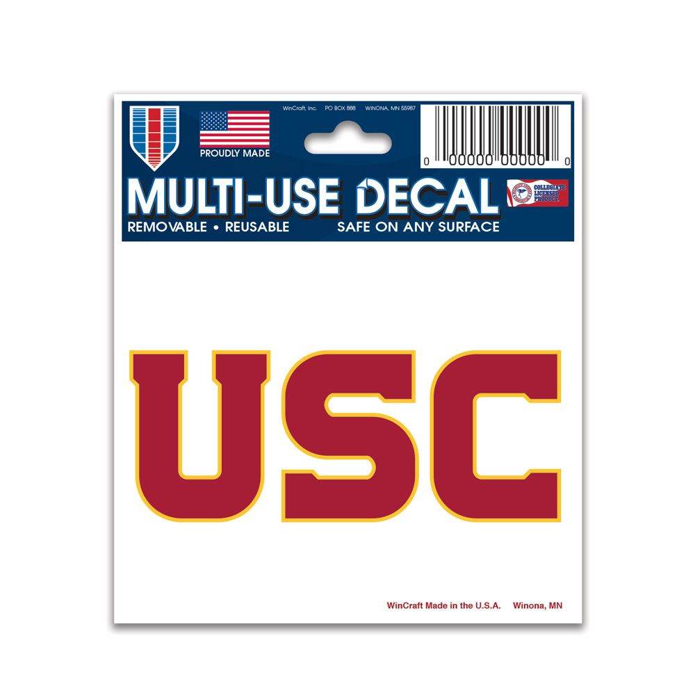 USC Trojans Decal 3x4 Outdoor Vinyl Multi Use Color - ToylandEU