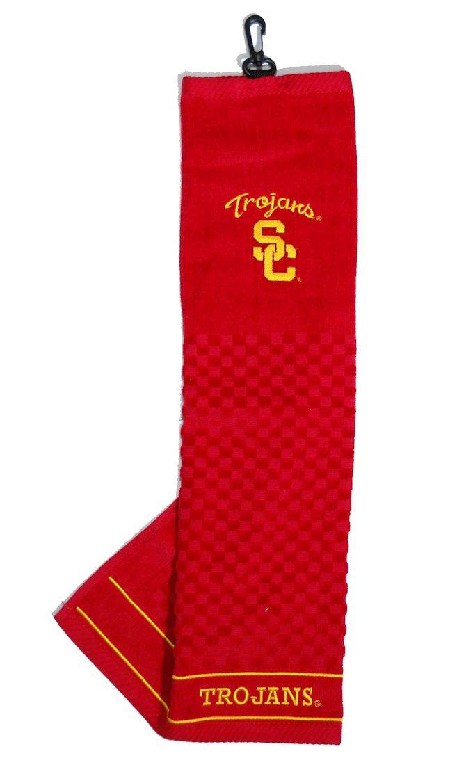 USC Trojans Embroidered Golf Towel 16x22 Special Order Team - ToylandEU