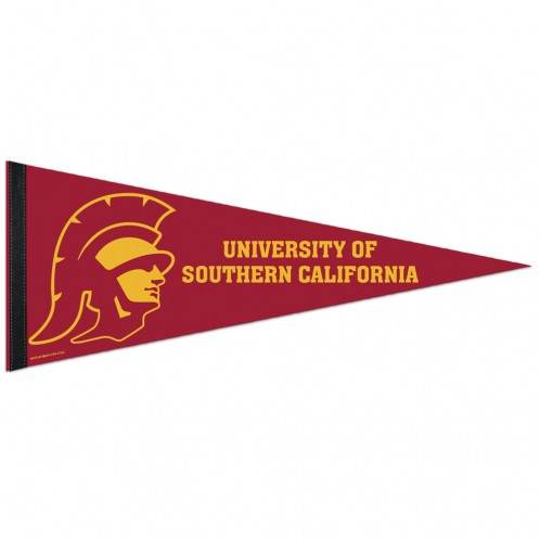 USC Trojans Premium Pennant 12x30 Felt Style By Wincraft - ToylandEU