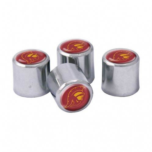 USC Trojans Valve Stem Caps Set of 4 with Logo by Wincraft - ToylandEU