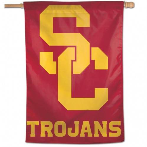 USC Trojans Vertical Banner 28x40 Polyester Outdoor Flag - ToylandEU