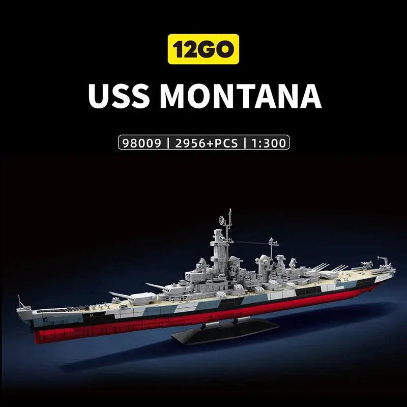  USS Colorado 1:300 Battleship Building Blocks Display Ready -  ToylandEU™