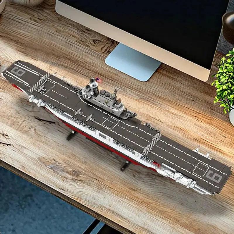  USS Enterprise WWII Warship Building Blocks Educational -  ToylandEU™