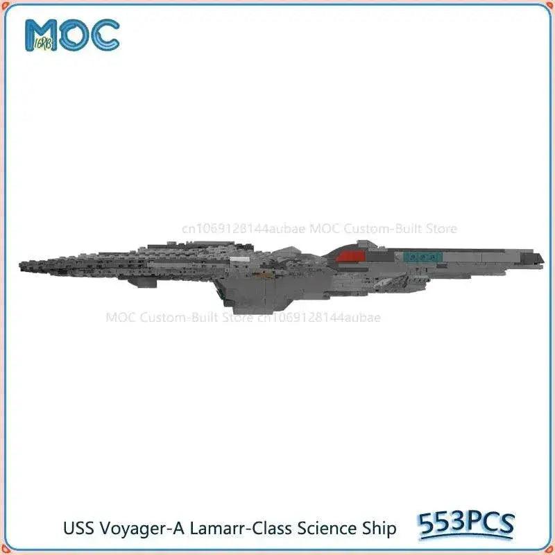  USS Voyager-A Lamarr-Class Science Ship Model MOC 553PCS Building Bricks MOC -  ToylandEU™