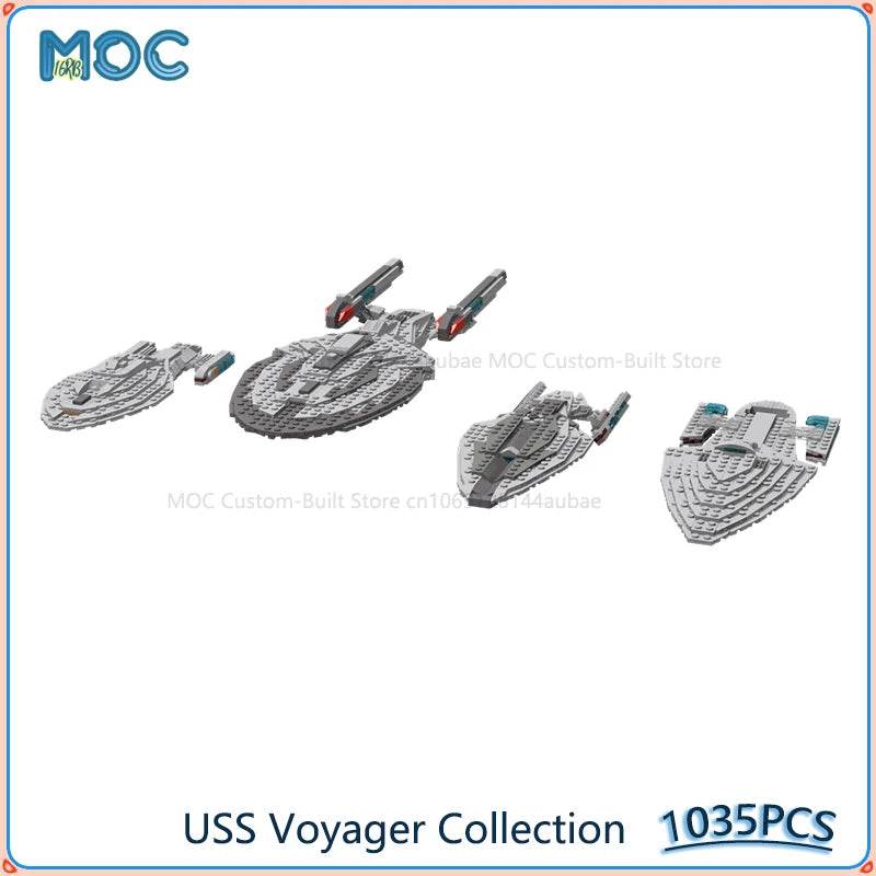 USS Voyager Collection Model MOC Building Blocks 1035PCS Building Bricks MOC - ToylandEU