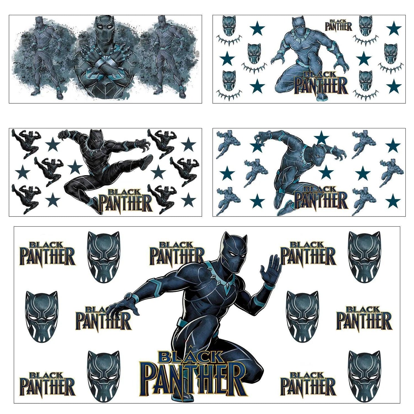 UV DTF Transfer Stickers | 5pc Cup Wraps | Toylandeu™