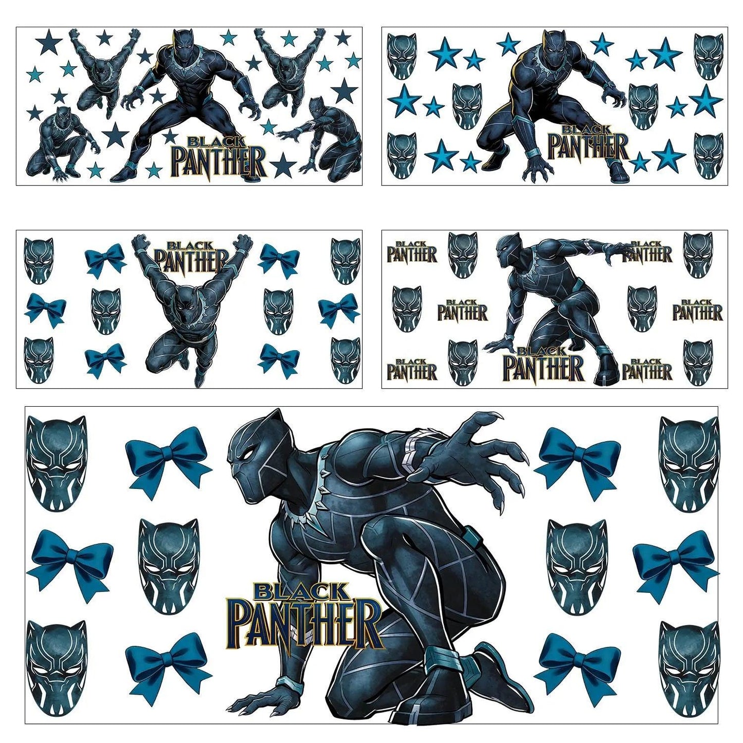 UV DTF Transfer Stickers | 5pc Cup Wraps | Toylandeu™