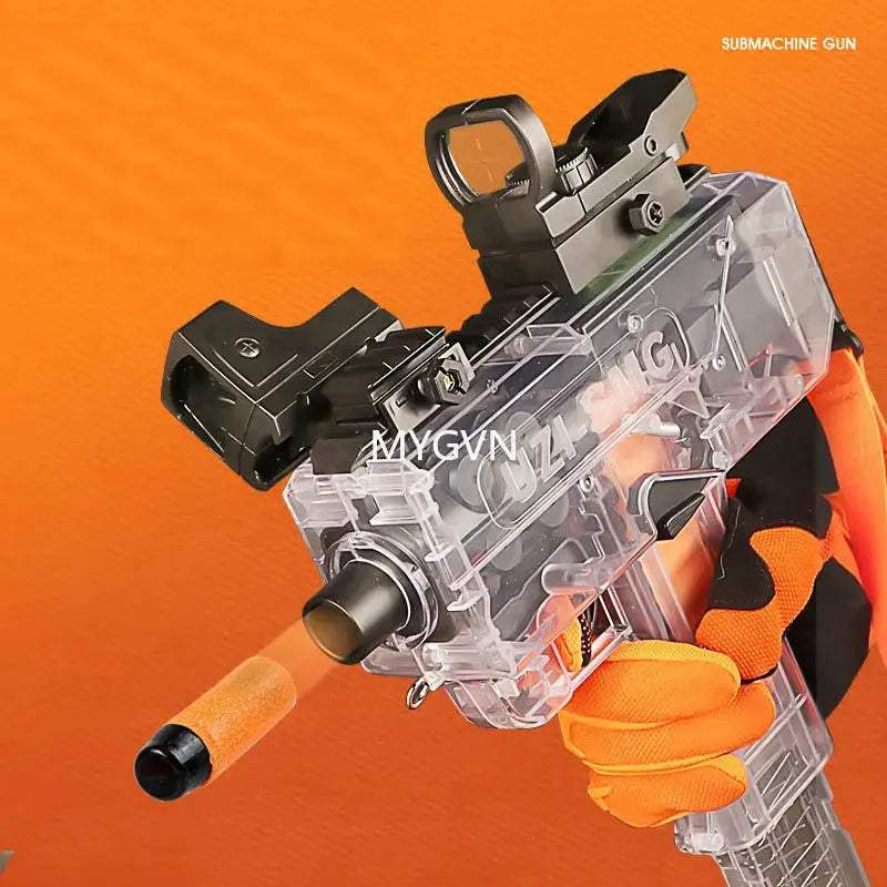 UZI Electric Toy Gun Soft Bullet Blaster For Outdoor Play - ToylandEU