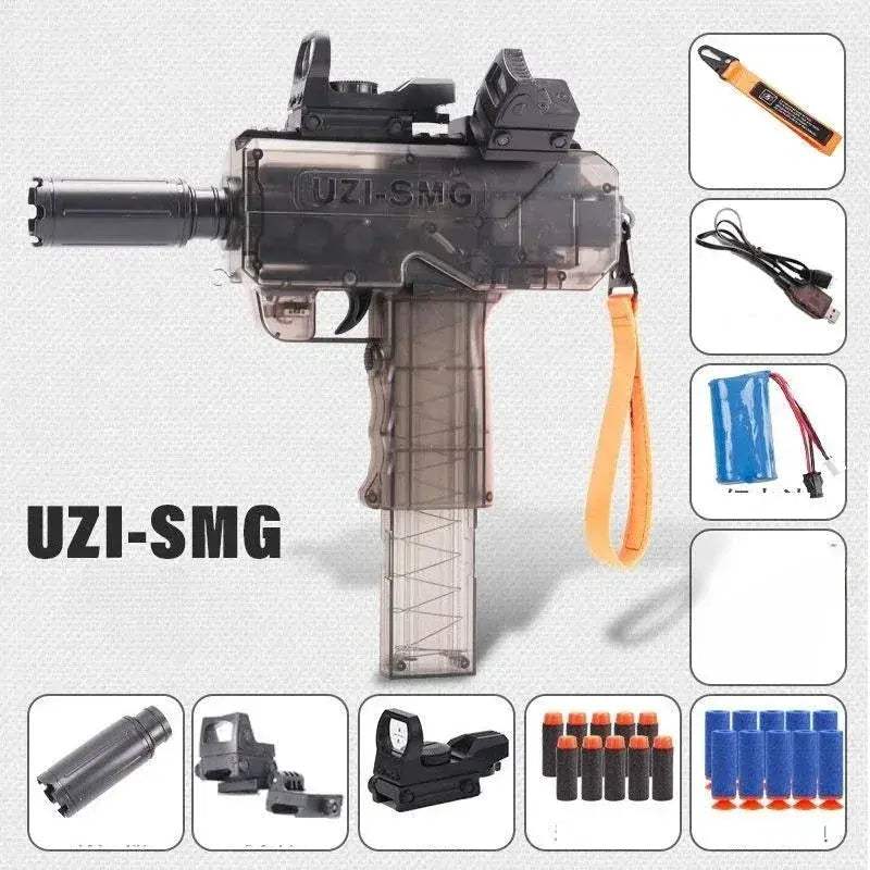 UZI Electric Toy Gun Soft Bullet Blaster For Outdoor Play - ToylandEU
