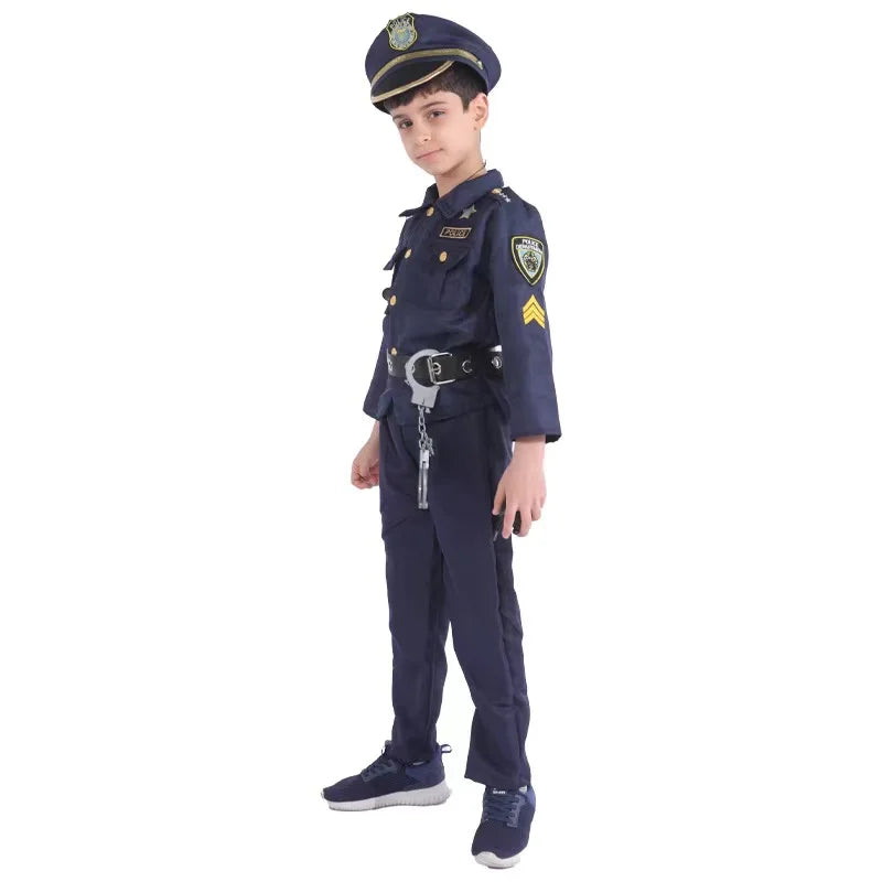 Kids Police Officer Costume Set - Complete Costume & Accessories for Fun