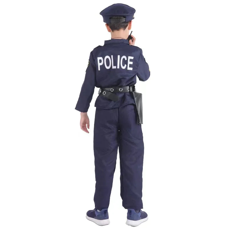 Kids Police Officer Costume Set - Complete Costume & Accessories for Fun