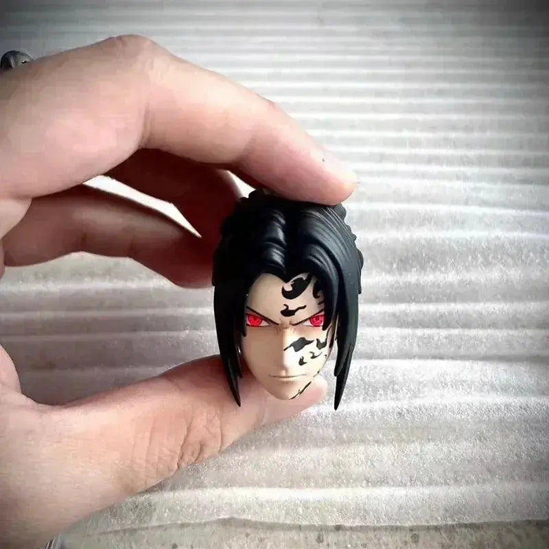 Uchiha Sasuke Mantra Seal Action Figure Sitting Pose, Naruto Shippuden Anime Figurines 18 CM - ToylandEU
