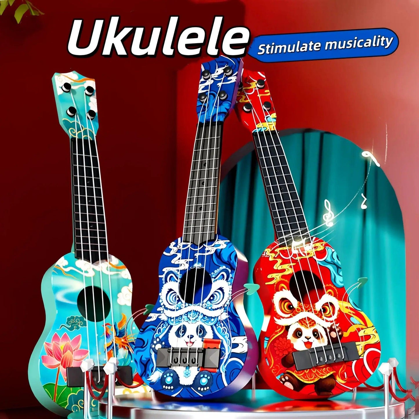  Ukulele for Kids Beginner Friendly Toy Guitar Gift -  ToylandEU™