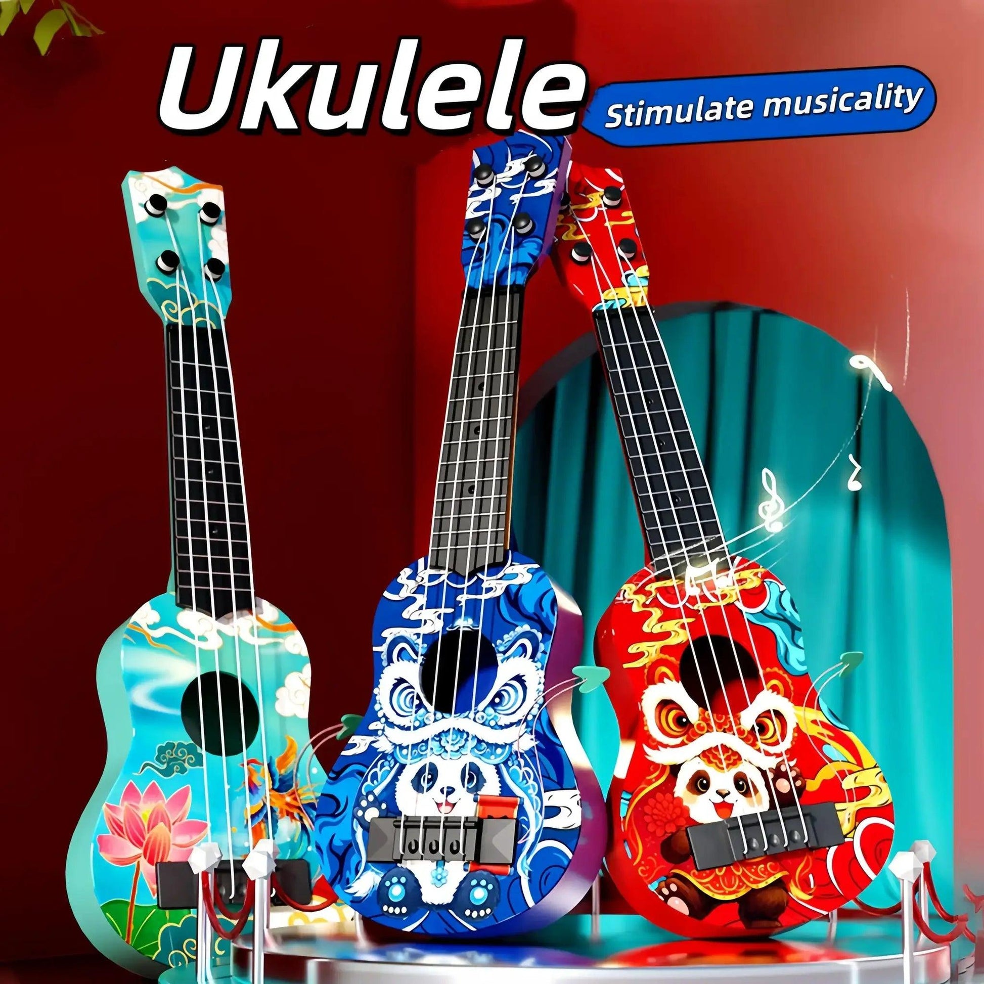  Ukulele for Kids Beginner Friendly Toy Guitar Gift -  ToylandEU™