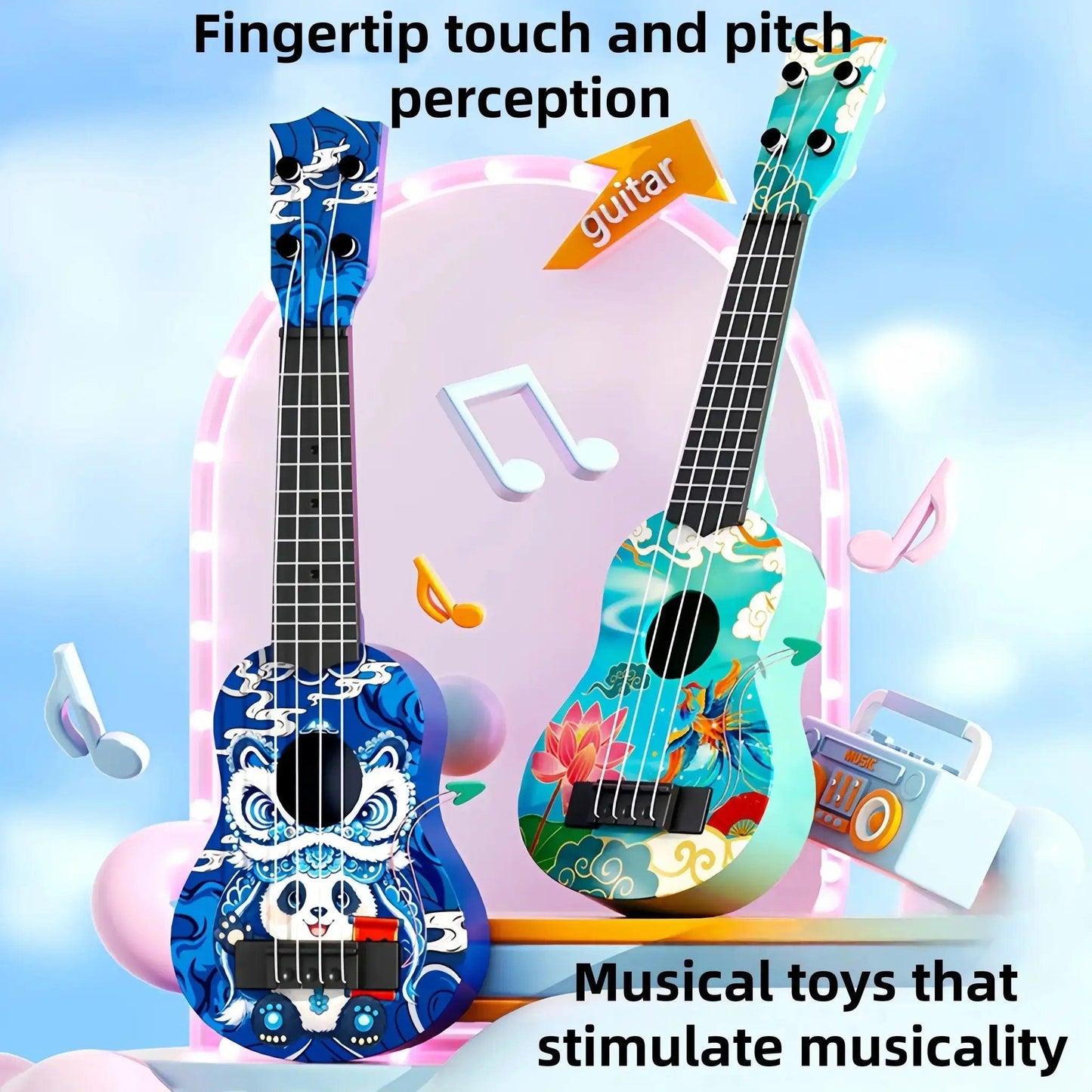  Ukulele for Kids Beginner Friendly Toy Guitar Gift -  ToylandEU™