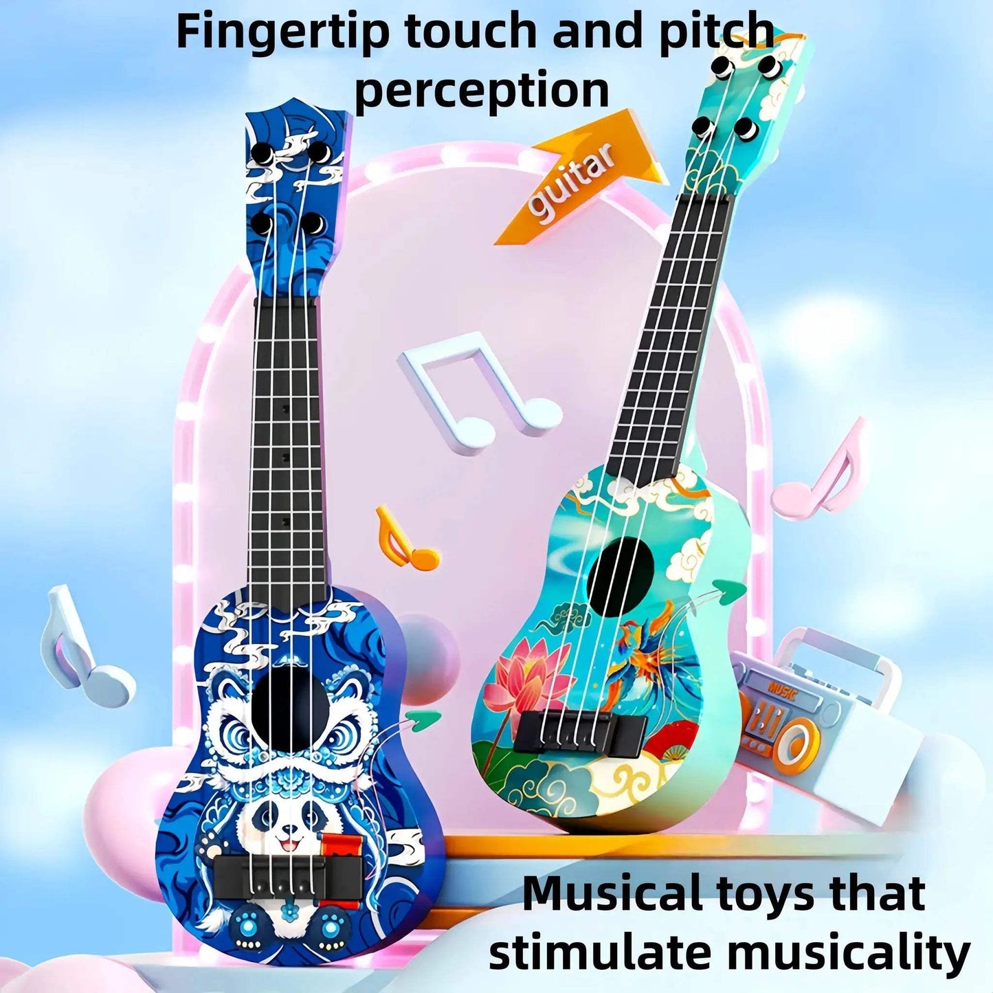  Ukulele for Kids Beginner Friendly Toy Guitar Gift -  ToylandEU™