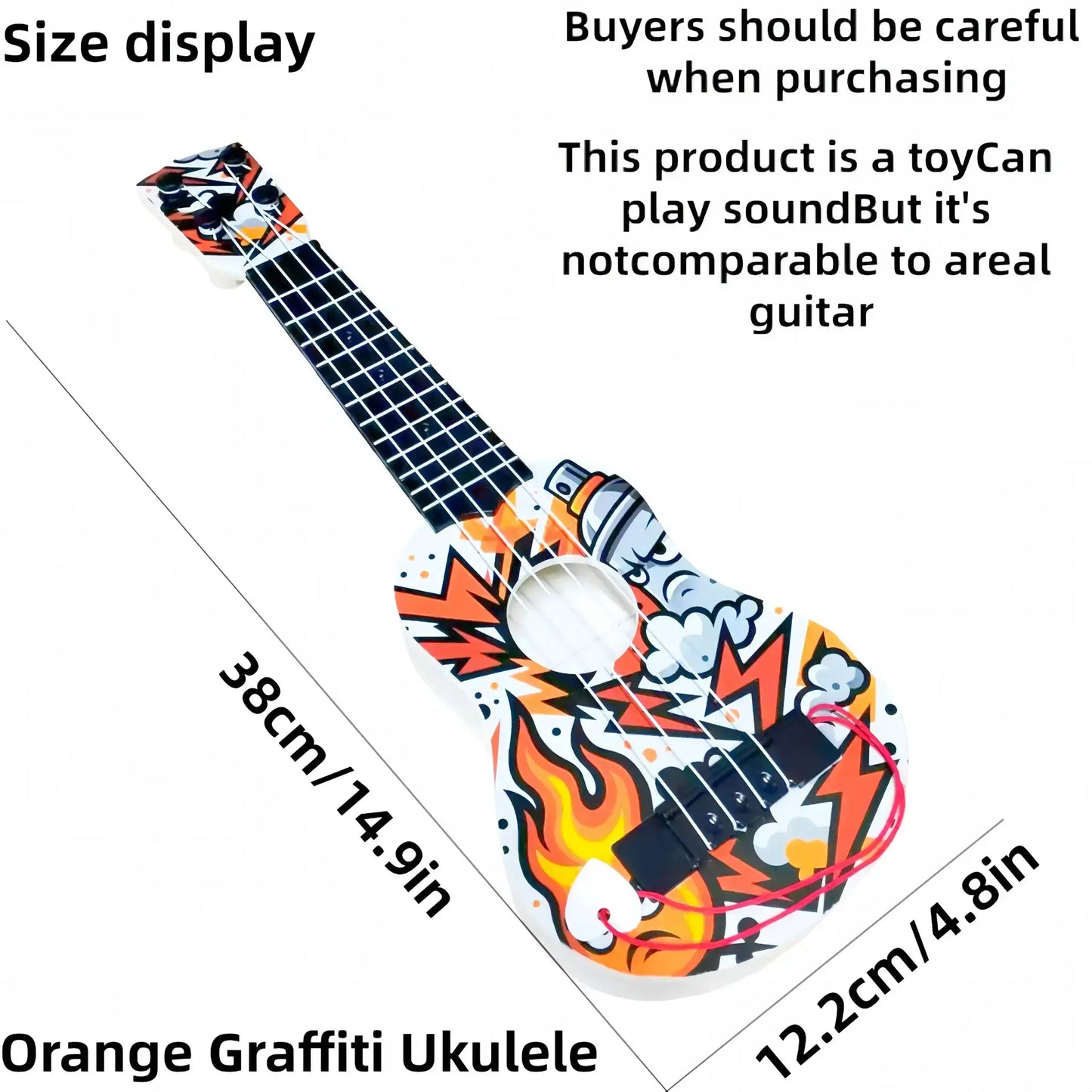  Ukulele for Kids Beginner Friendly Toy Guitar Gift -  ToylandEU™