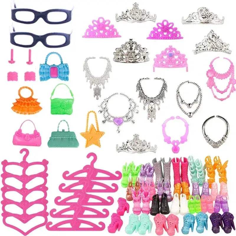 Ultimate Barbie Doll Accessories Set With 45 Pieces - ToylandEU