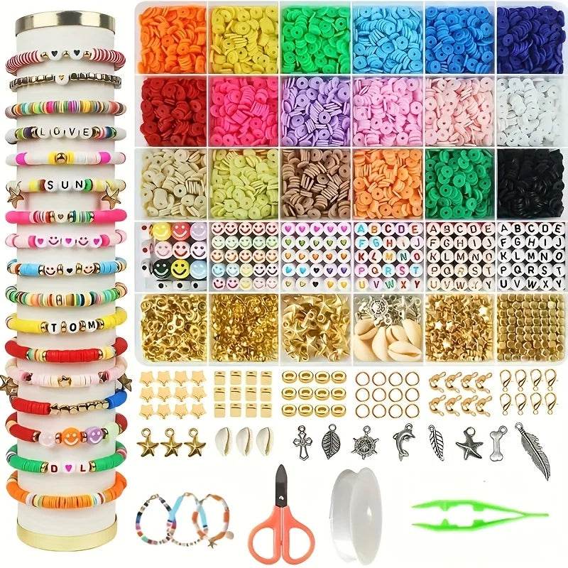 Ultimate Bracelet Making Kit Scissors 3100 Beads For Kids - ToylandEU
