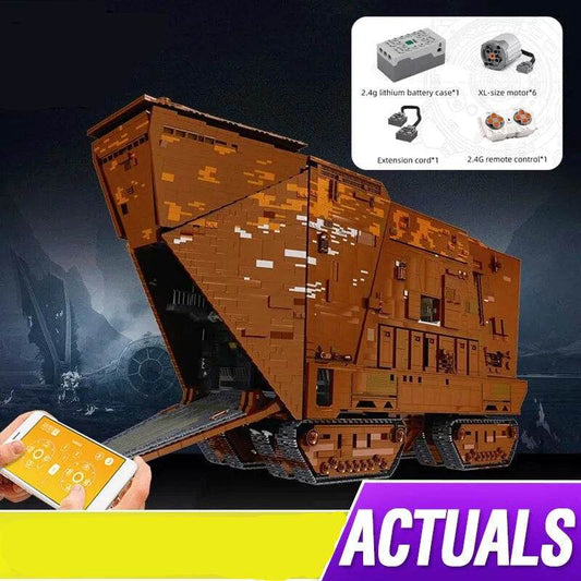 Ultimate Cavegod UCS Sandcrawler Warship - Advanced Building Blocks Model - ToylandEU