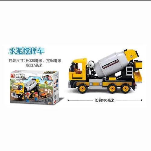 Ultimate Construction Adventure: Building Blocks Set with Crane & Trucks - ToylandEU
