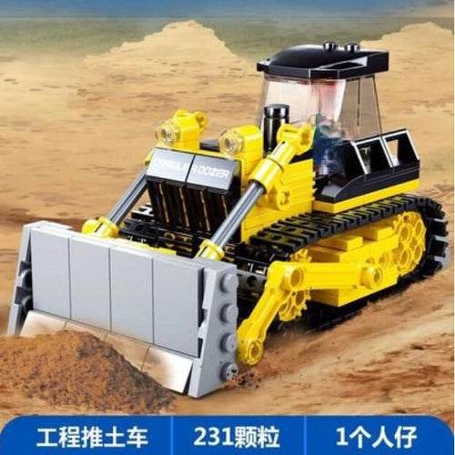 Ultimate Construction Adventure: Building Blocks Set with Crane & Trucks - ToylandEU