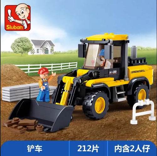 Ultimate Construction Adventure: Building Blocks Set with Crane & Trucks - ToylandEU