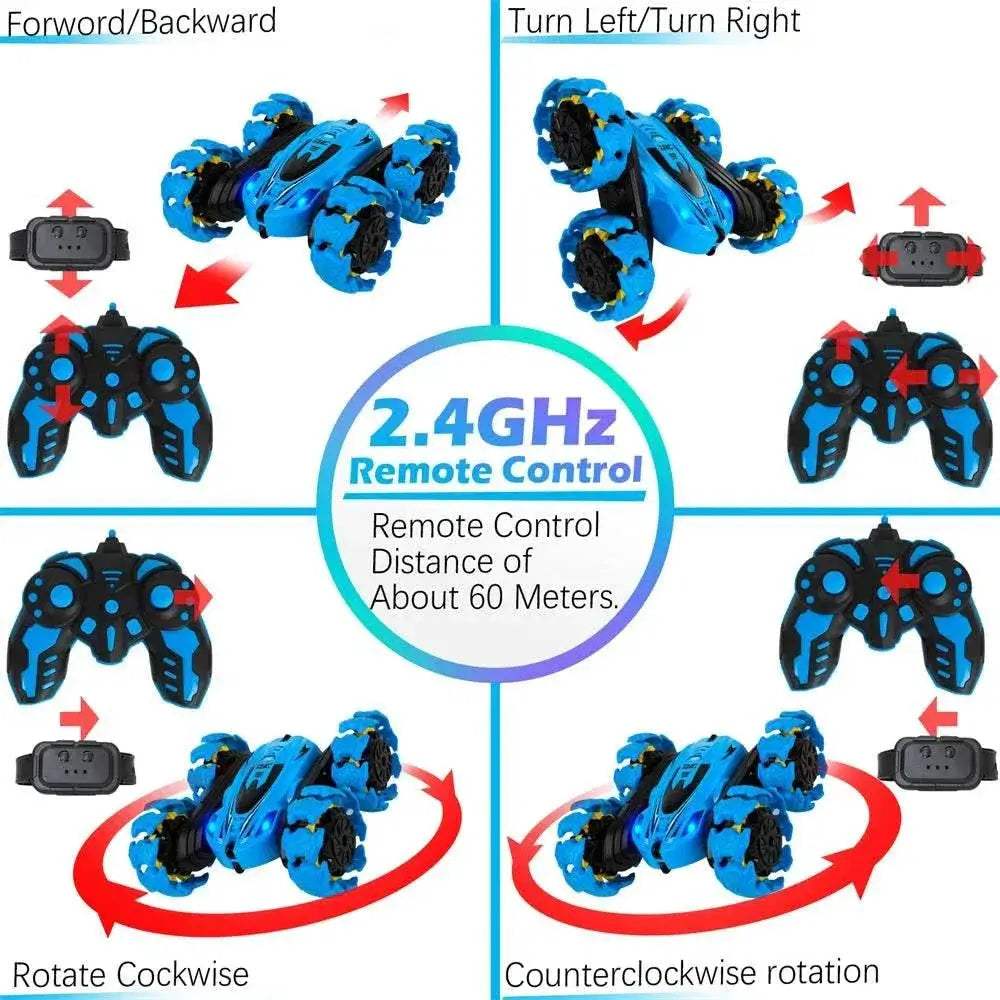  Ultimate Gesture-Controlled 4WD Stunt Car with 360° Flips -  ToylandEU™