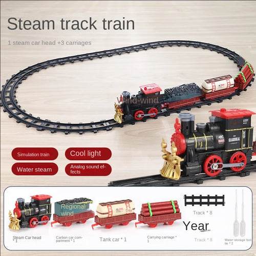 Ultimate High-Speed Steam Train Toy for Kids' Creative Adventures - ToylandEU