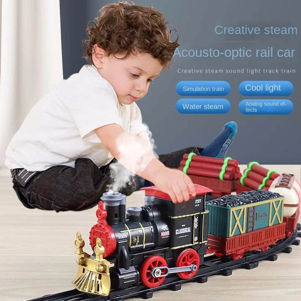 Ultimate High-Speed Steam Train Toy for Kids' Creative Adventures - ToylandEU