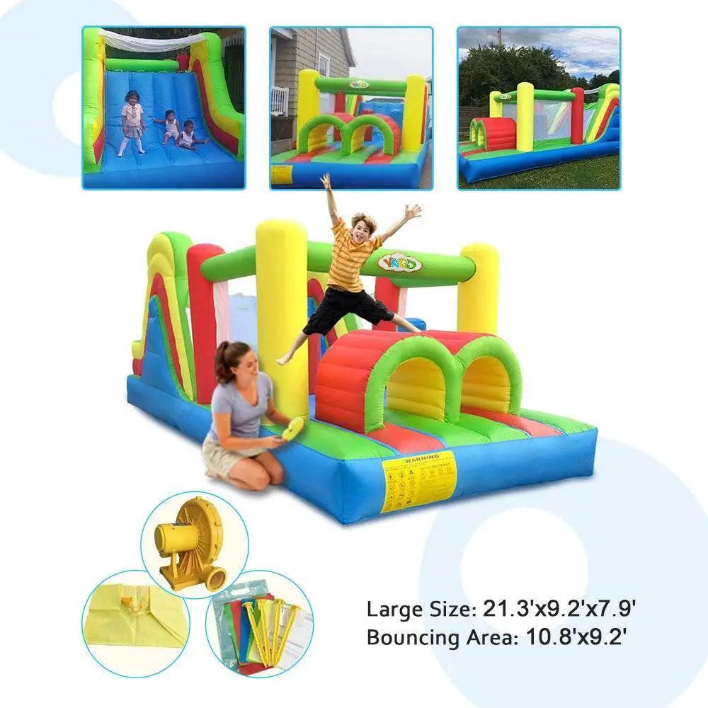  Ultimate Kids Inflatable Bounce House with Slide - Fun Backyard Adventure! -  ToylandEU™