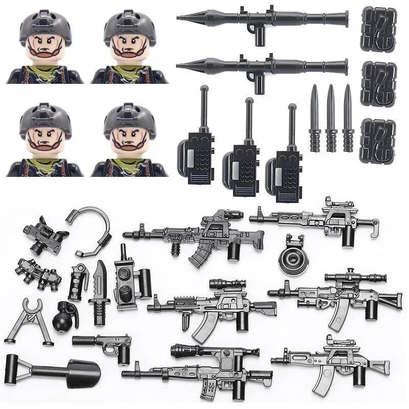 Ultimate Military Mission Building Blocks Set with Action Figures - ToylandEU